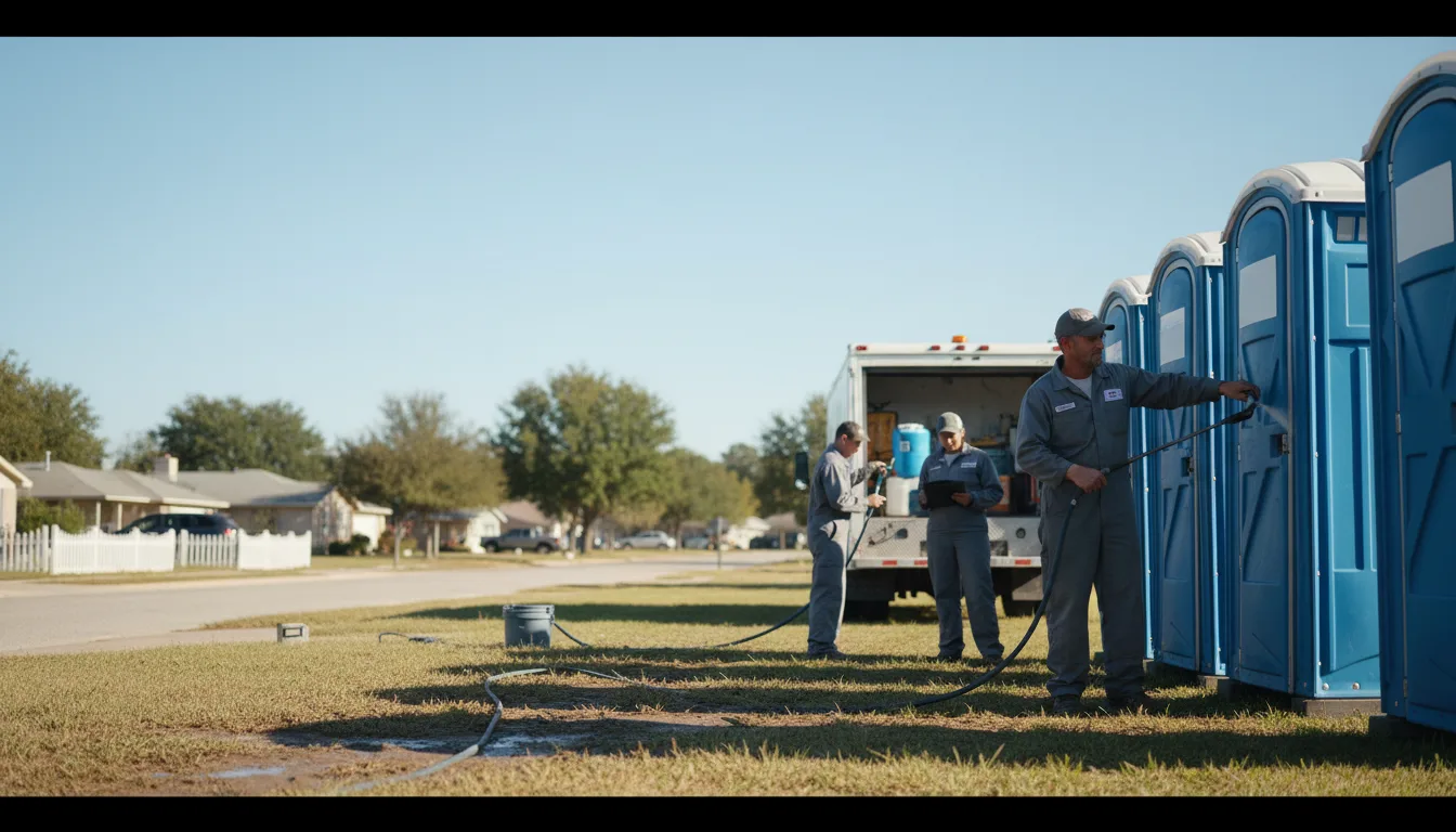 Long-Term Portable Toilet Rental in Jefferson, TX near me